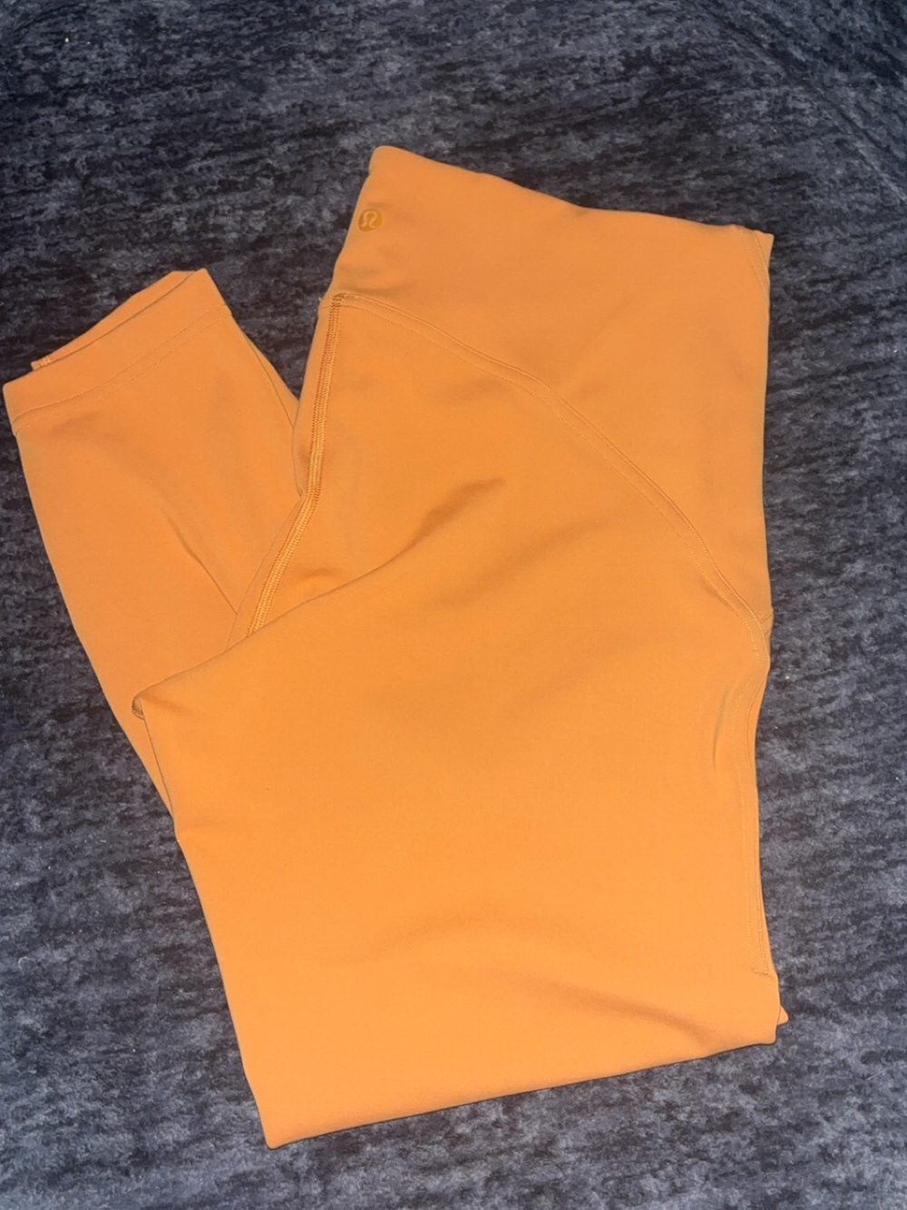 lululemon athletica Orange High-Rise Performance Leggings